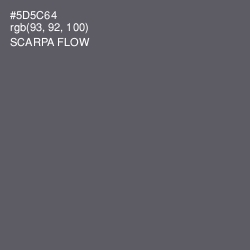 #5D5C64 - Scarpa Flow Color Image